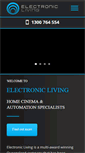 Mobile Screenshot of electronicliving.com.au